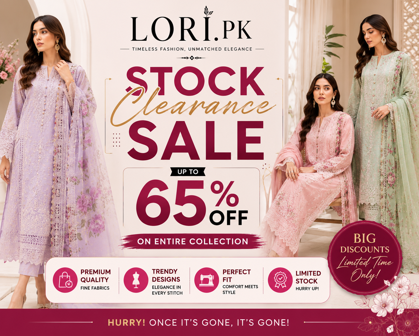 STOCK CLEARANANCE SALE