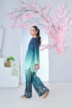 Marine Blossom 2-Piece Digital Printing