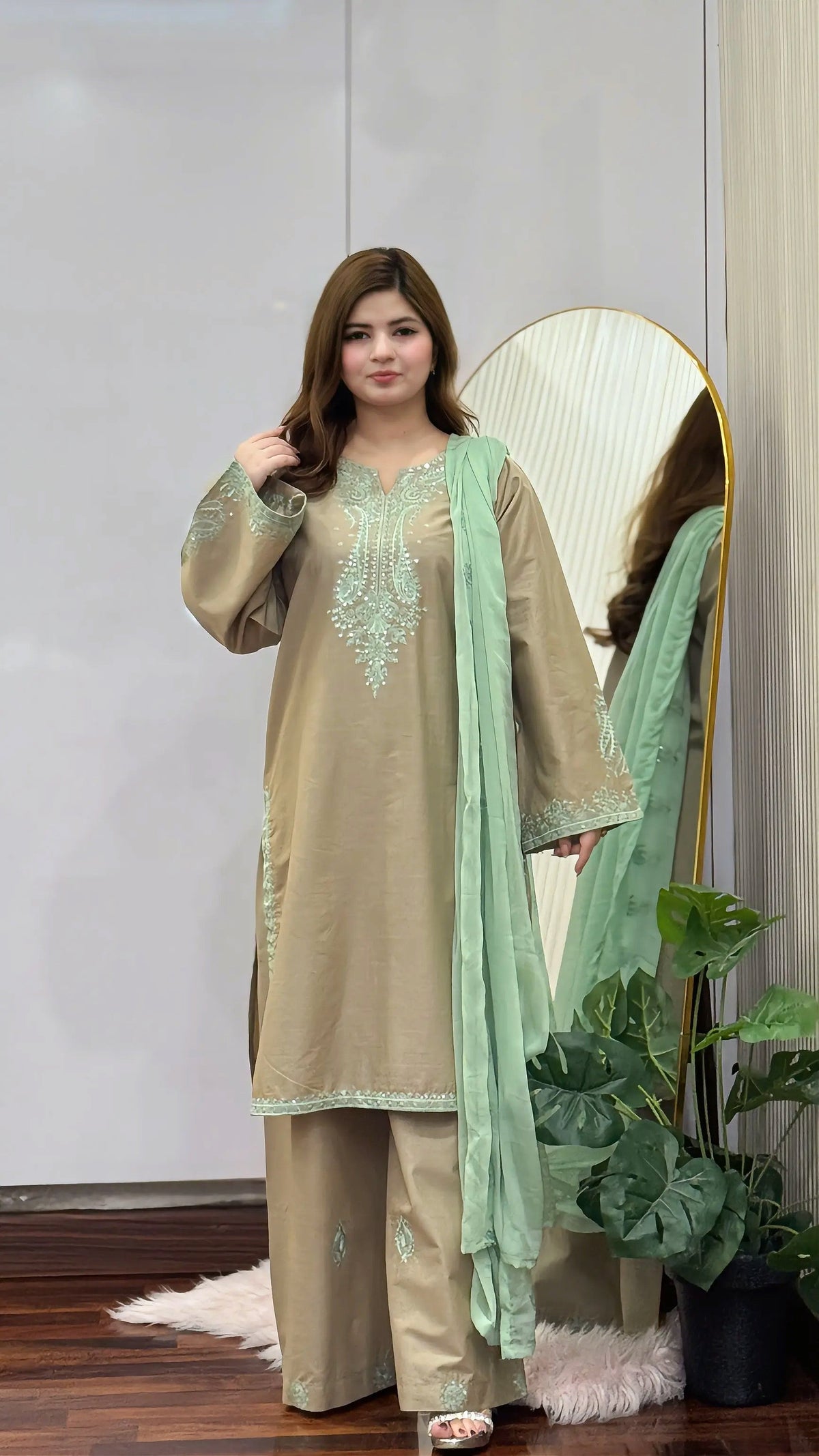 Beige Bloom 3PC