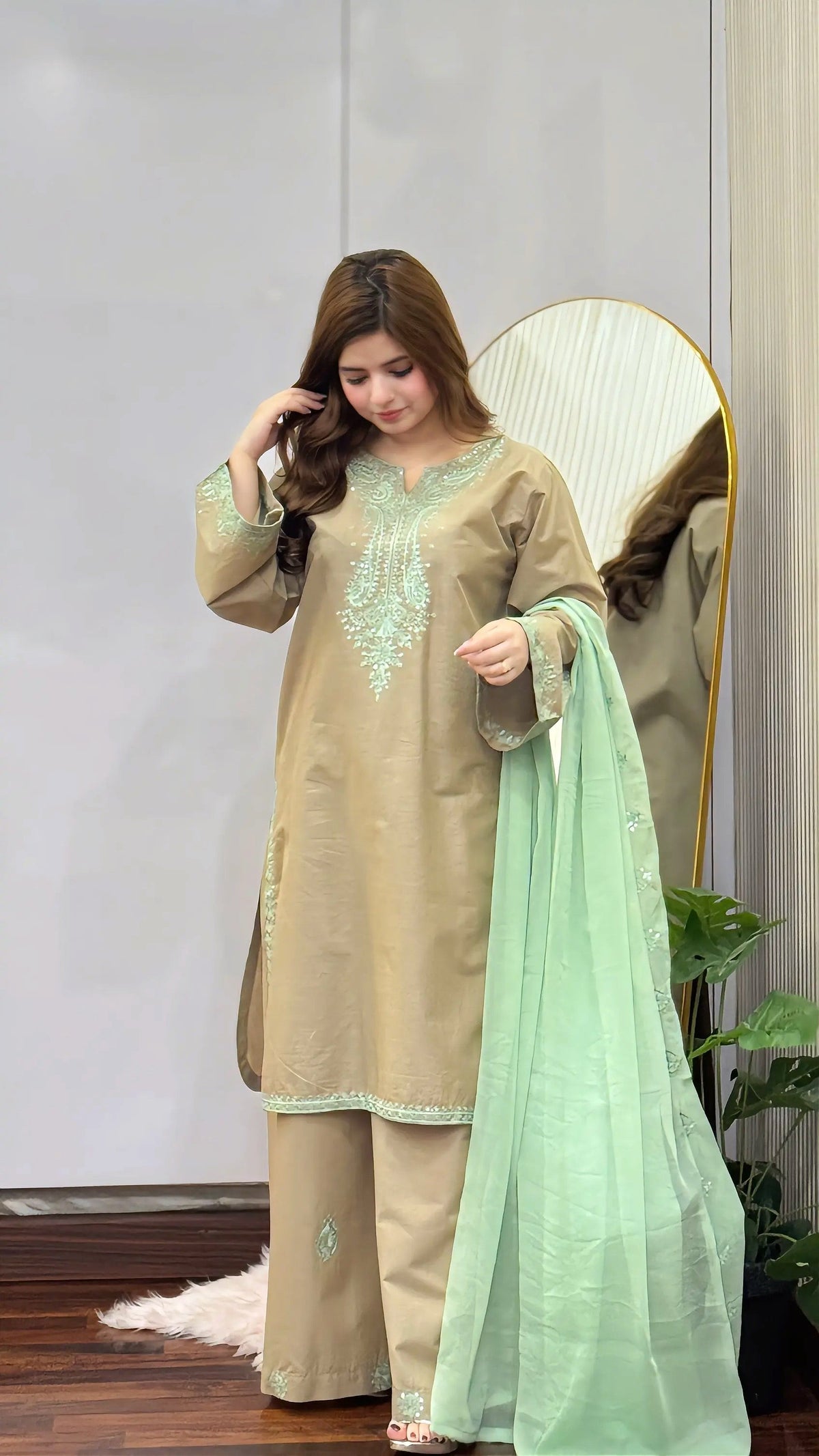 Beige Bloom 3PC