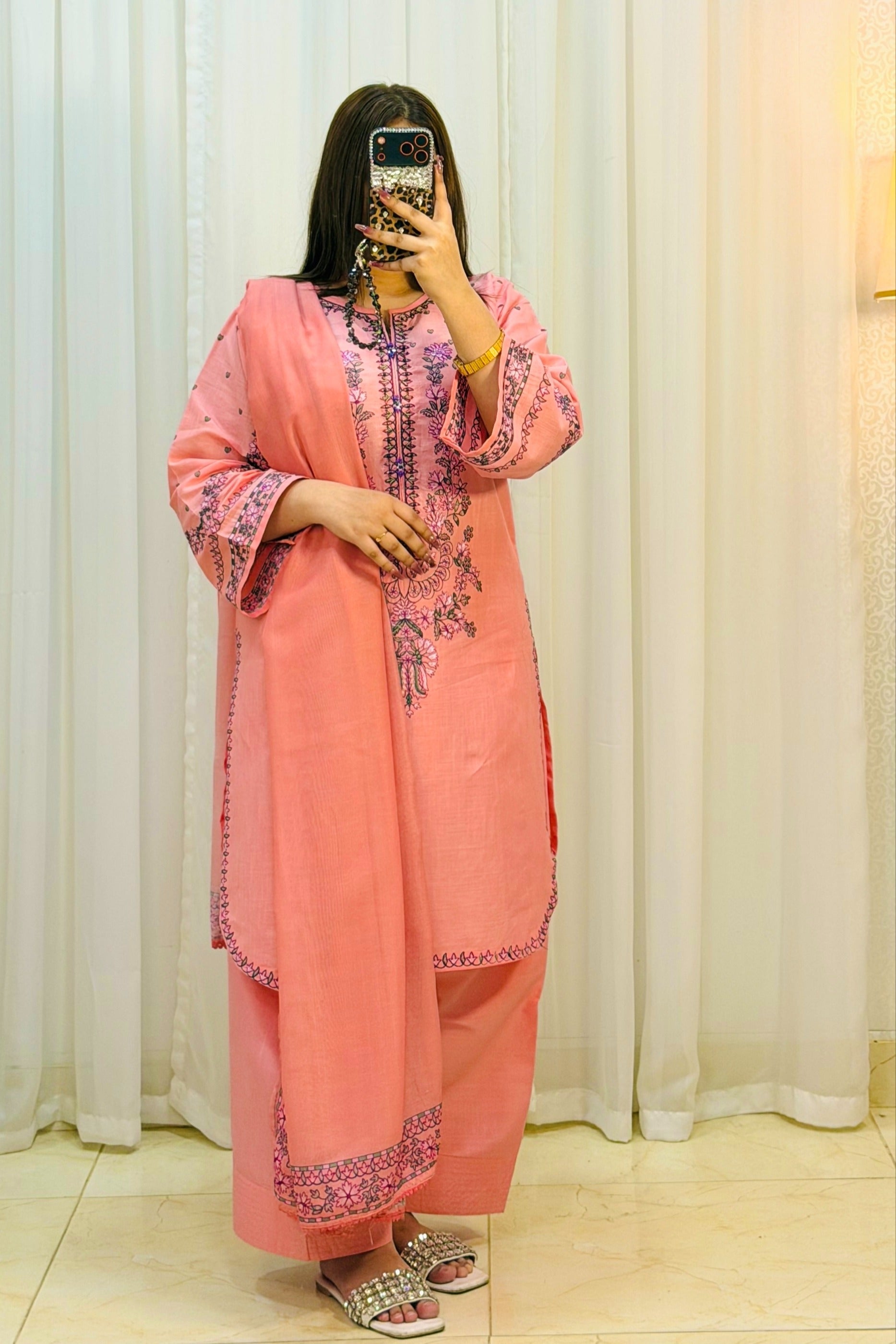 Peach Flora - Grace Stitch 