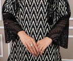 Noir Ivory 3PC With Free Hand Bag