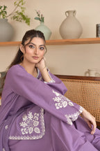 Roohi embrioded 3 pc
