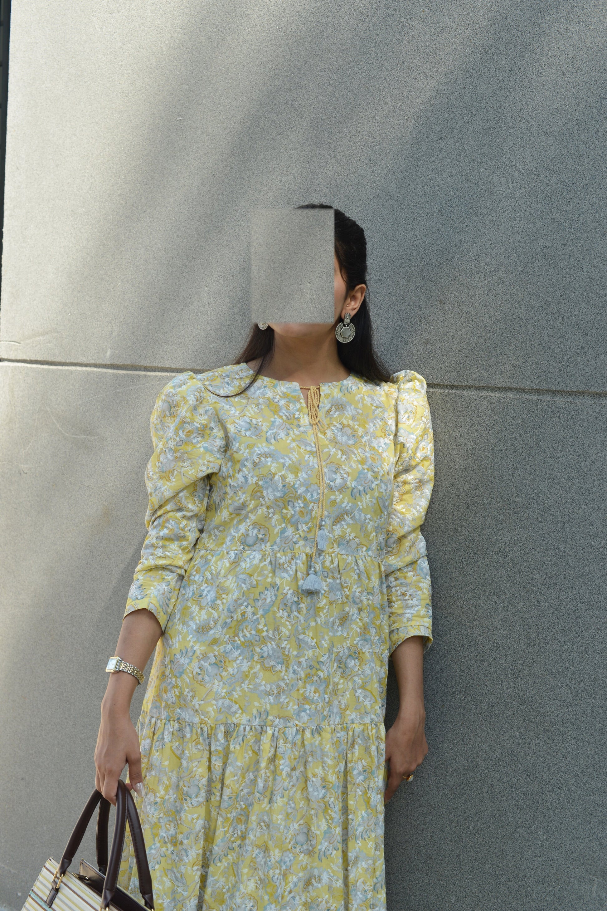 Sunshine Bloom – Printed Long Frock