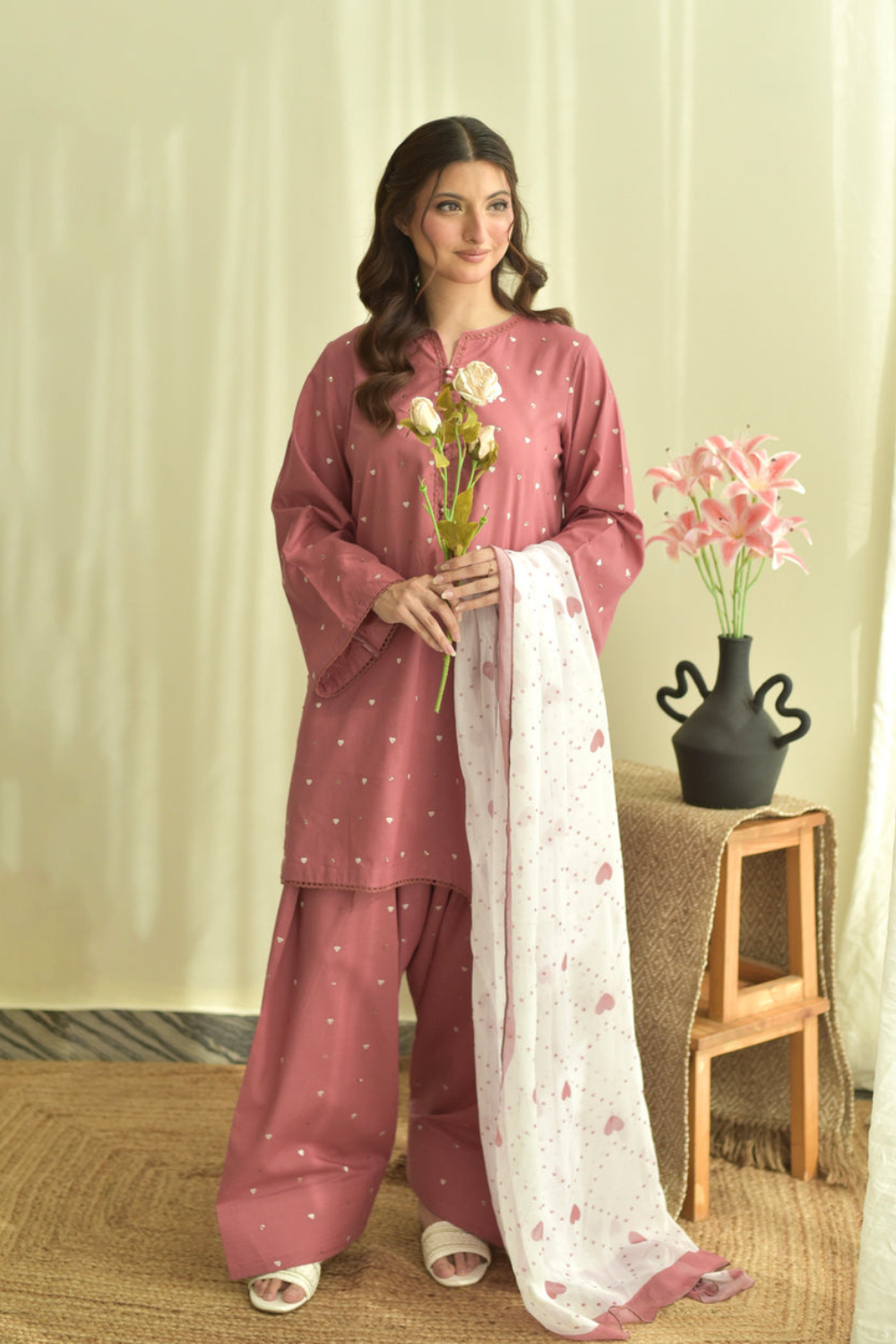 Zarmina Pink 3 Piece